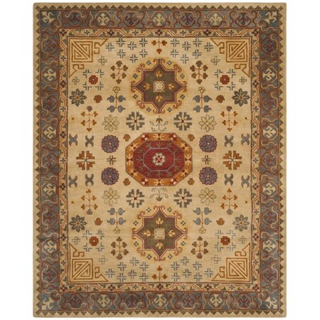 Safavieh Heritage Large Rectangle Area Rug, Beige and Multicolor - 8 x 10 ft. HG402A-8